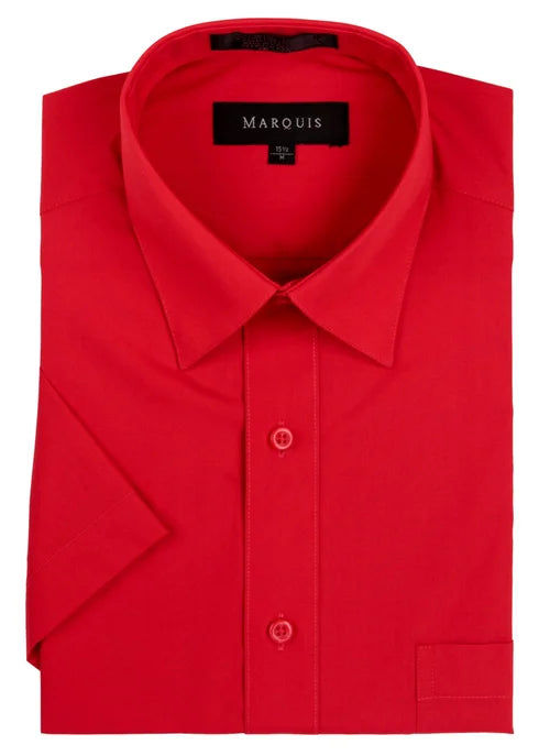 Marquis Short Sleeve Dress Shirts Plus Size
