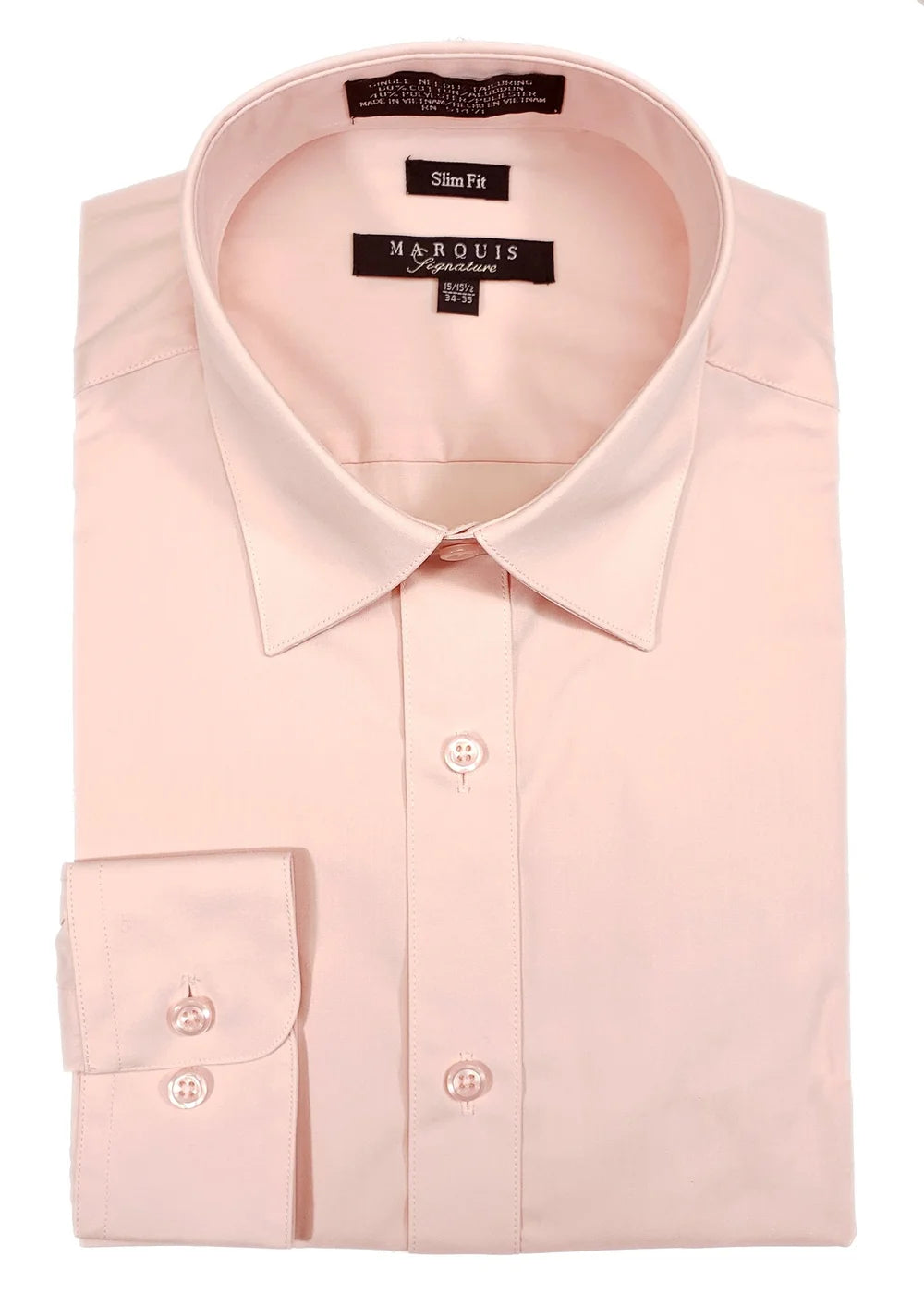 Marquis Solid Slim Fit Dress Shirts