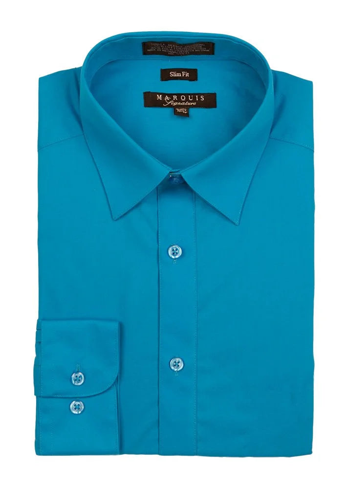 Marquis Solid Slim Fit Dress Shirts