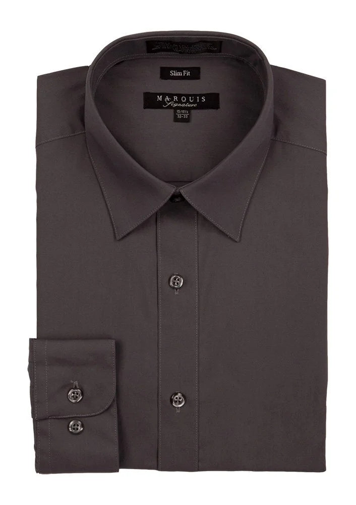 Marquis Solid Slim Fit Dress Shirts
