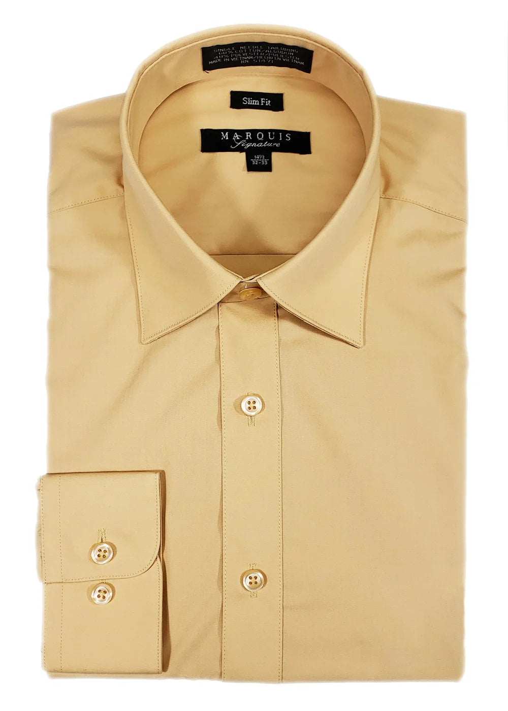 Marquis Solid Slim Fit Dress Shirts
