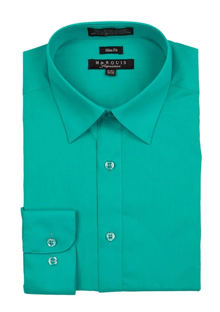 Marquis Solid Slim Fit Dress Shirts