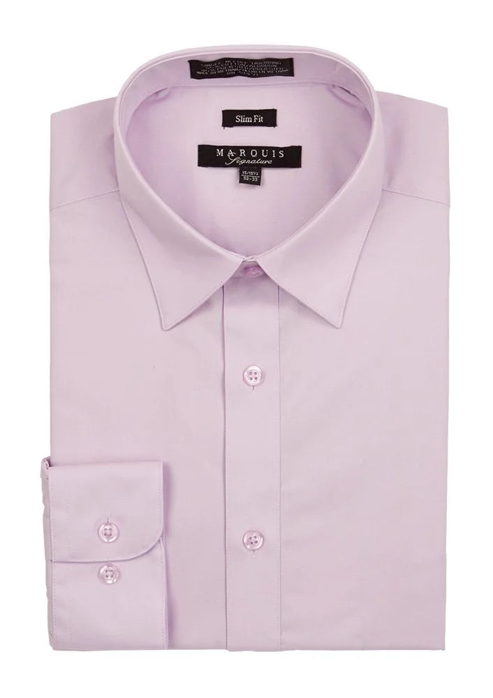 Marquis Solid Slim Fit Dress Shirts
