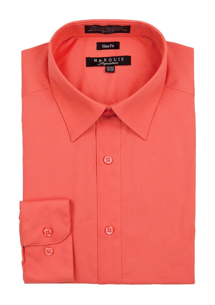 Marquis Solid Slim Fit Dress Shirts