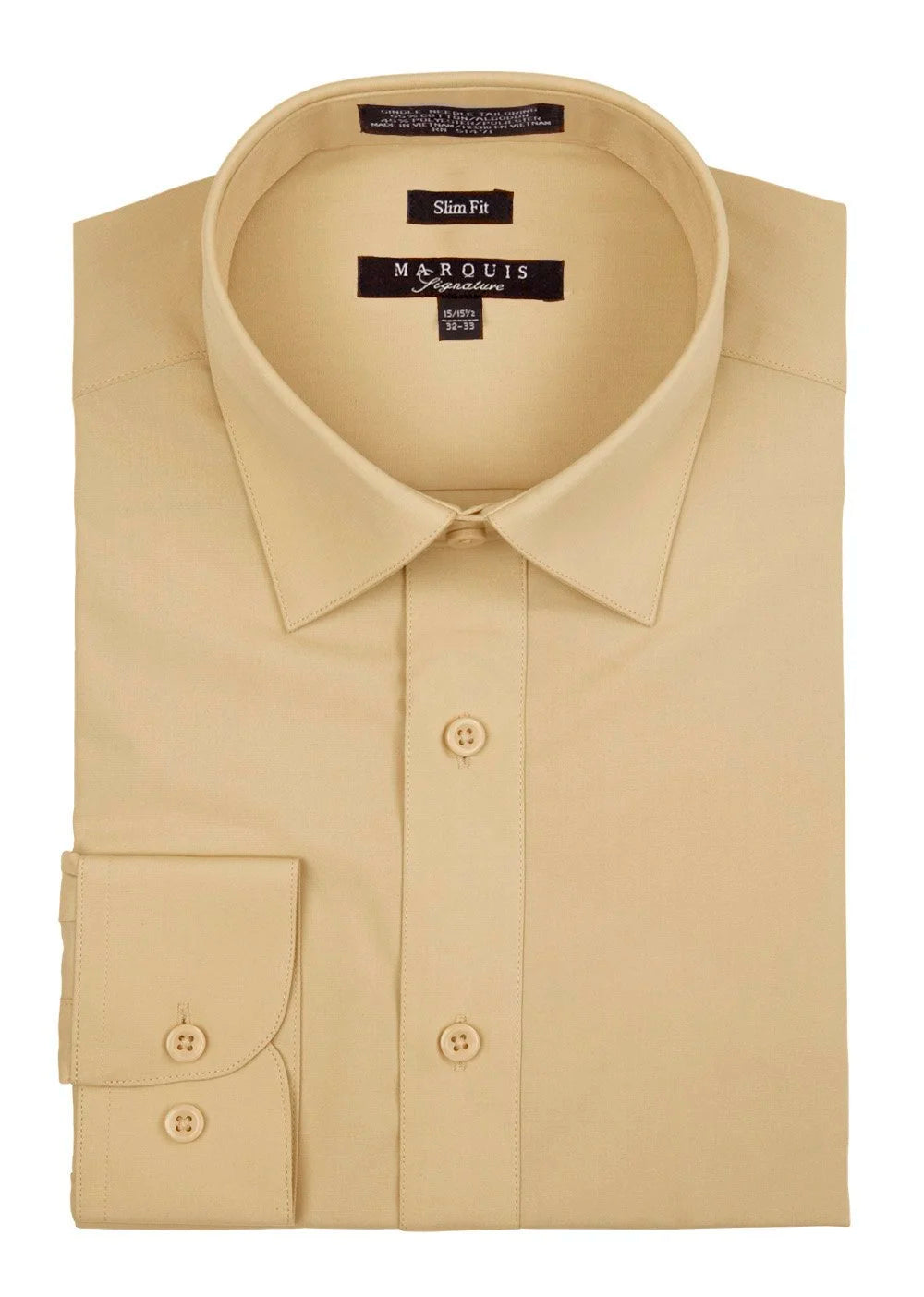Marquis Solid Slim Fit Dress Shirts