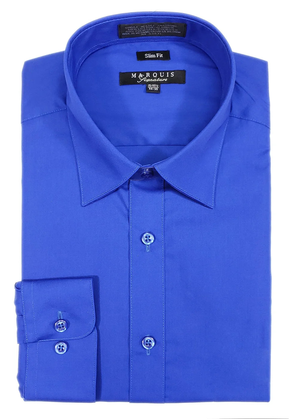 Marquis Solid Slim Fit Dress Shirts