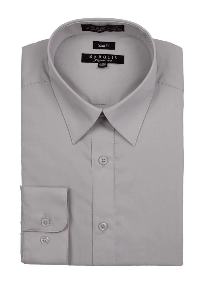 Marquis Solid Slim Fit Dress Shirts