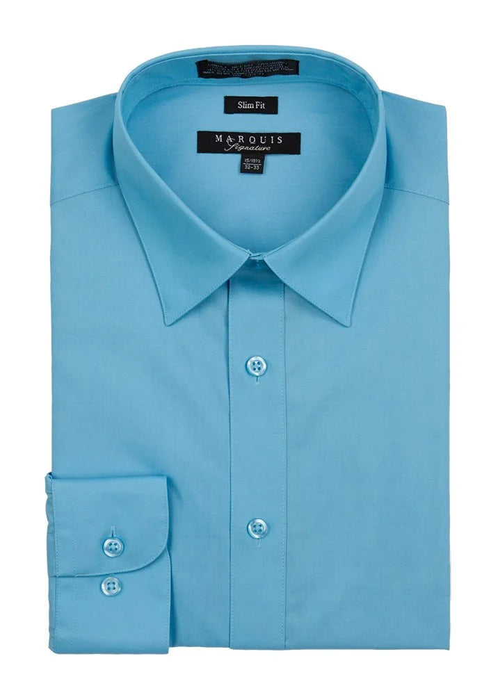 Marquis Solid Slim Fit Dress Shirts