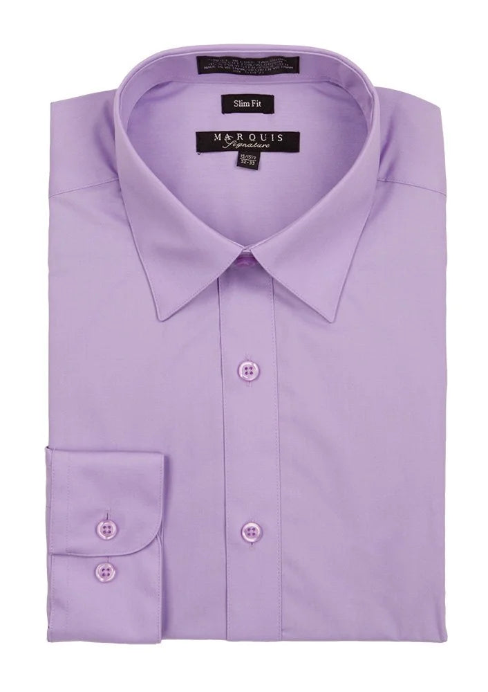 Marquis Solid Slim Fit Dress Shirts