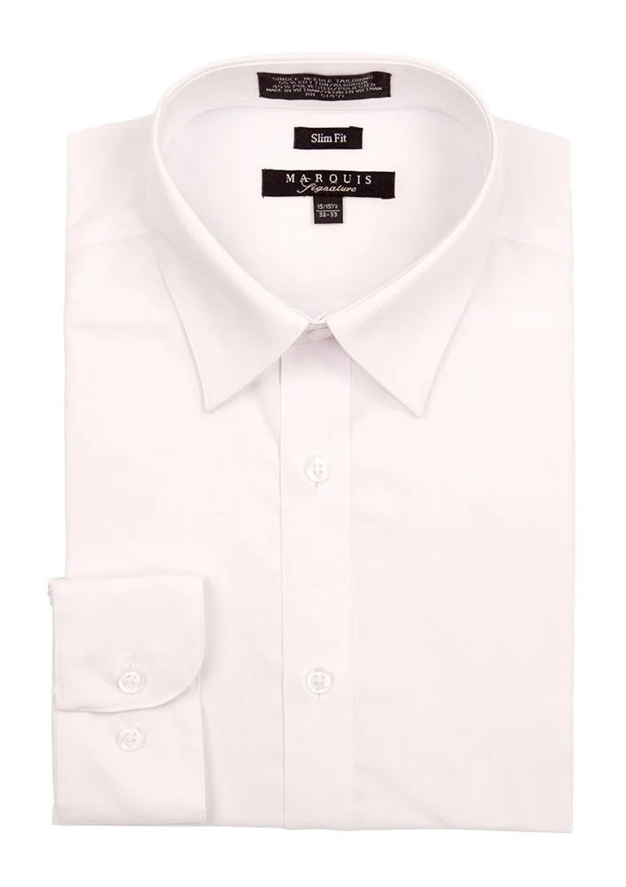Marquis Solid Slim Fit Dress Shirts