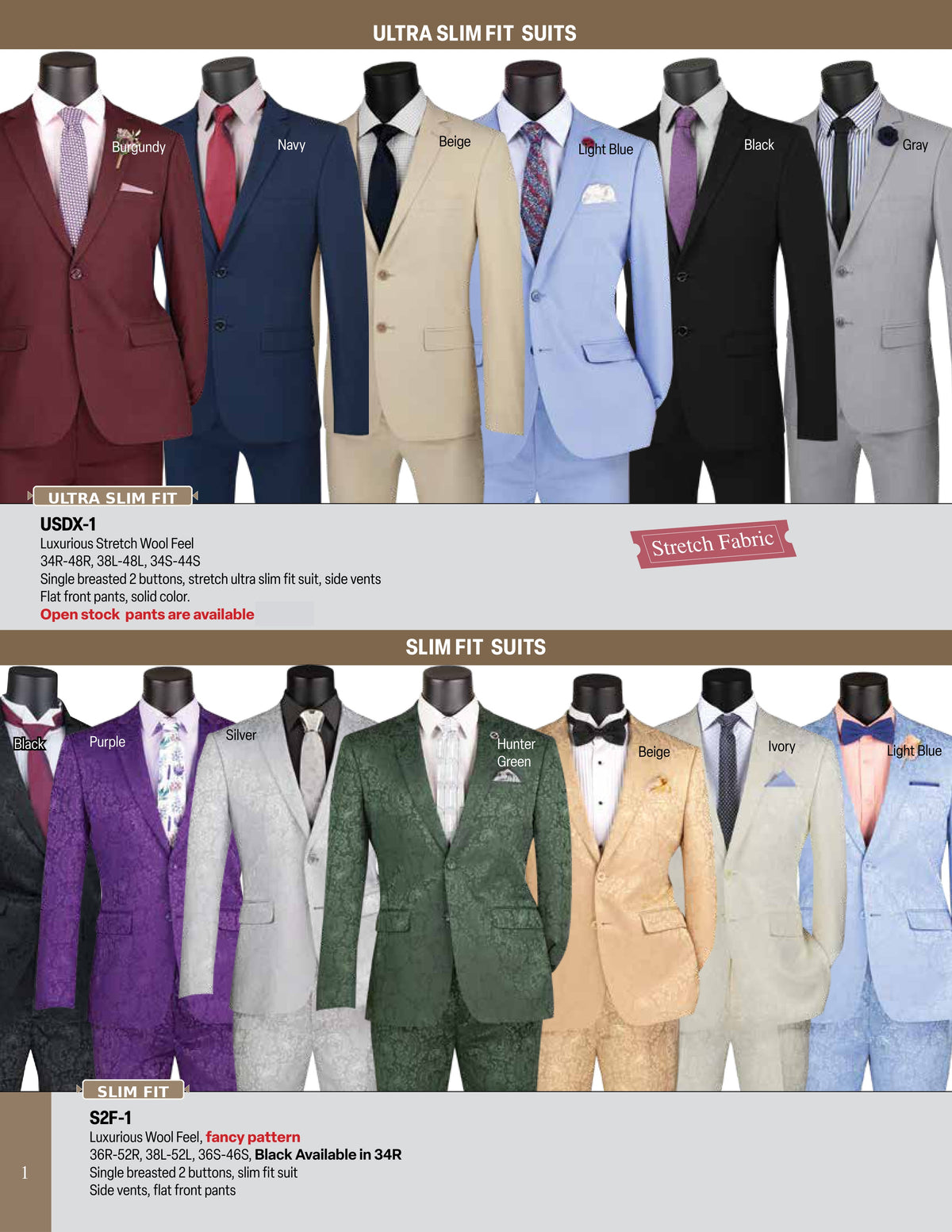 2 Suits from $349 — Online Suit Special