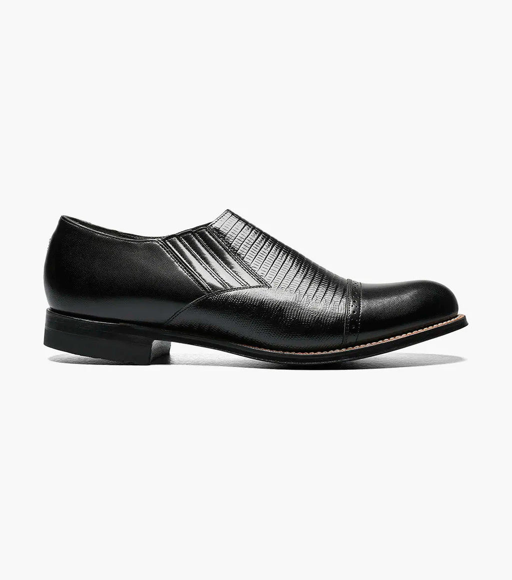 Stacy Adams Madison Black Cap Toe Slip On