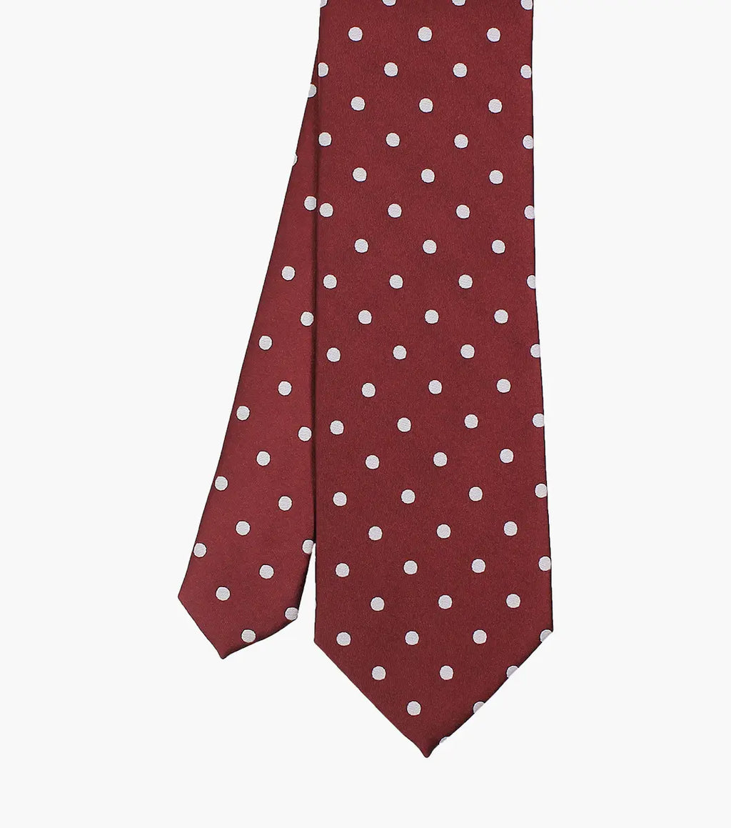 Stacy Adams Homer Tie & Hanky Set - Burgundy