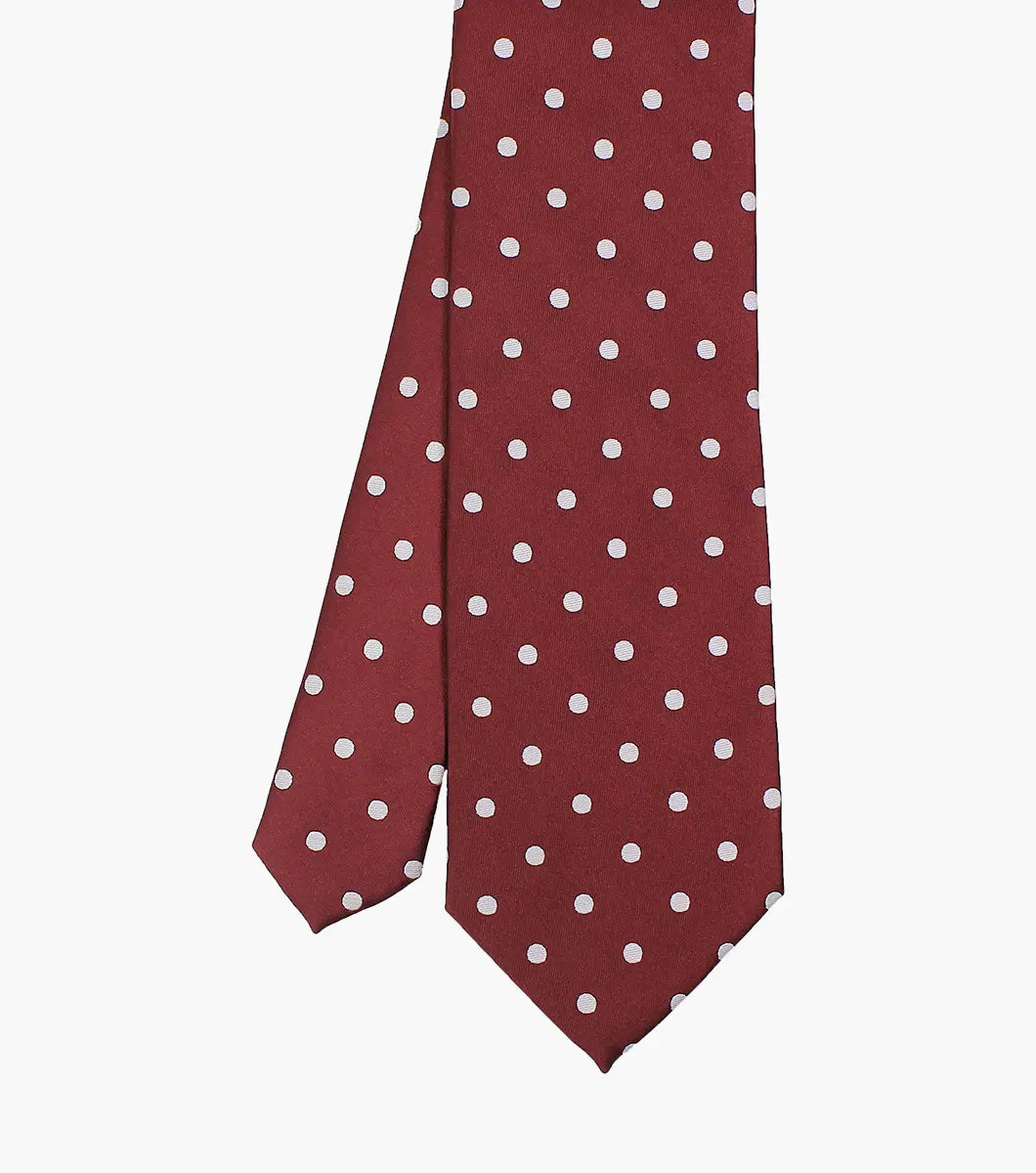 Stacy Adams Homer Tie & Hanky Set - Burgundy