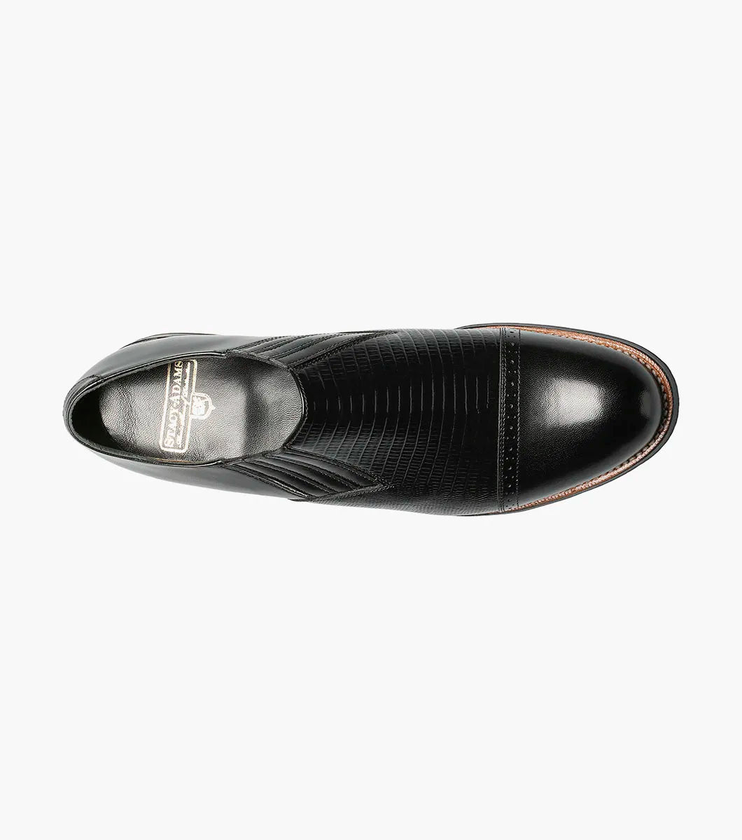 Stacy Adams Madison Black Cap Toe Slip On