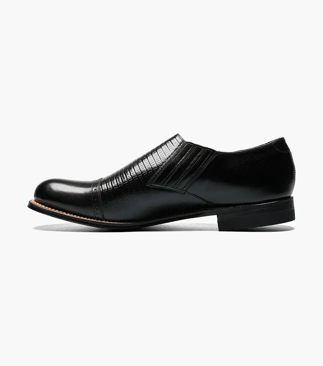 Stacy Adams Madison Black Cap Toe Slip On