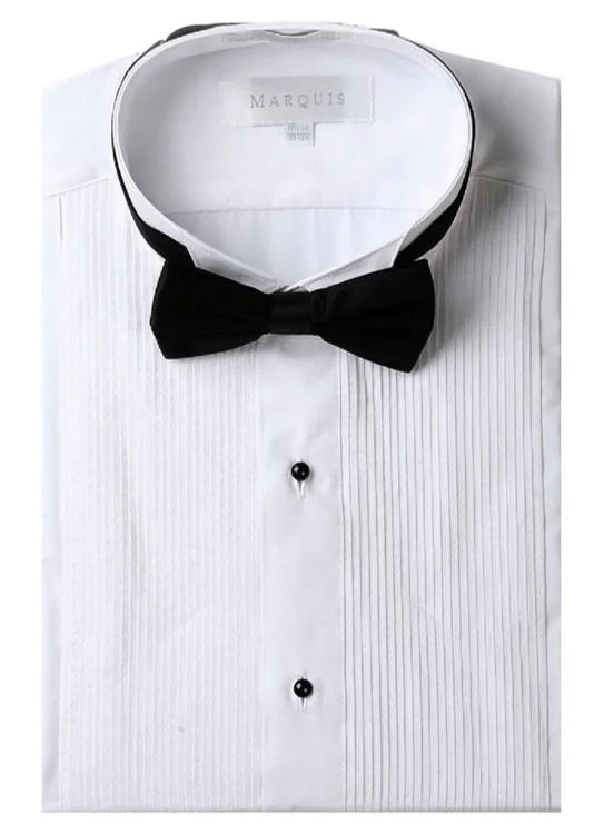 Marquis Tuxedo Shirts with Wing Tip & Stud Buttons Extended-Fit (3XL, 4XL)