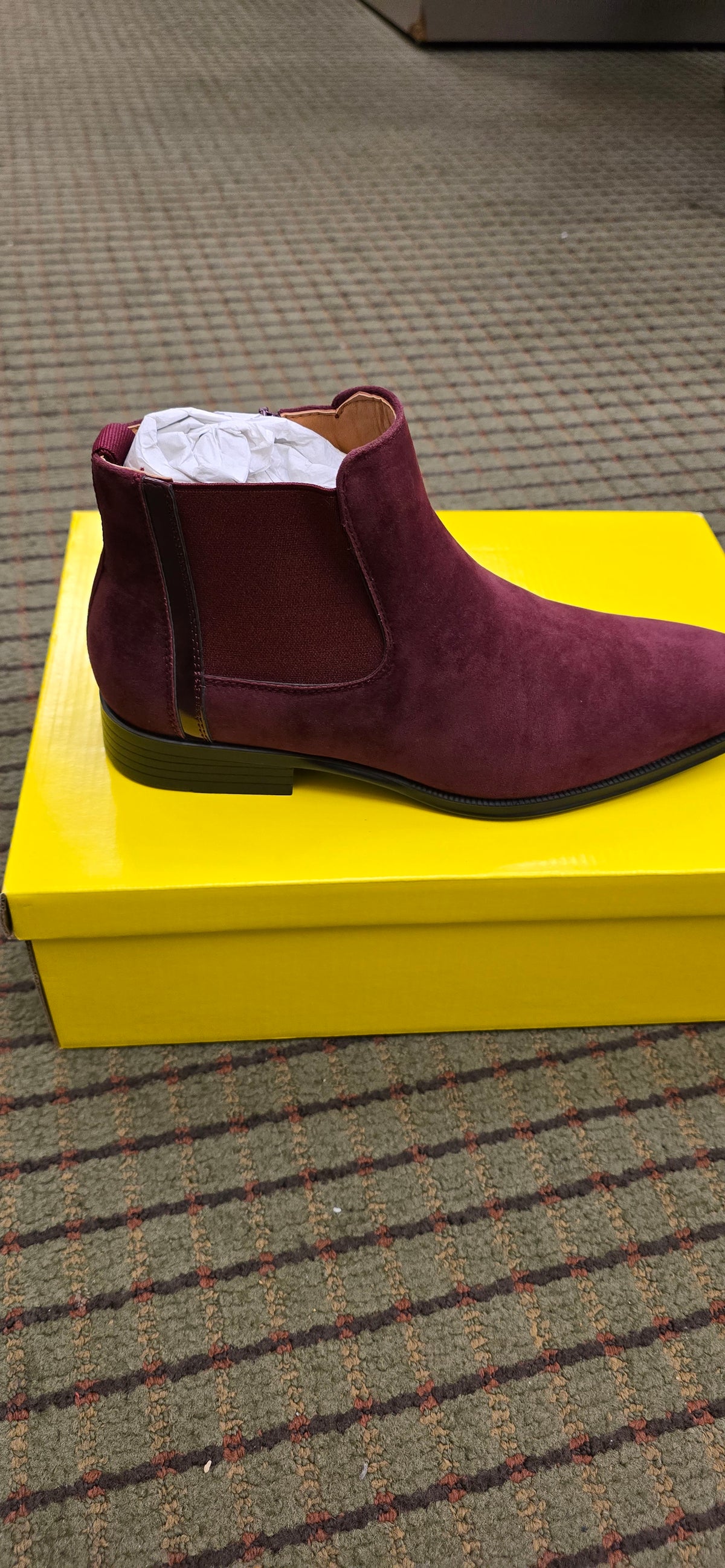 Antonio Cerrelli Burgundy Leather Dress Shoe