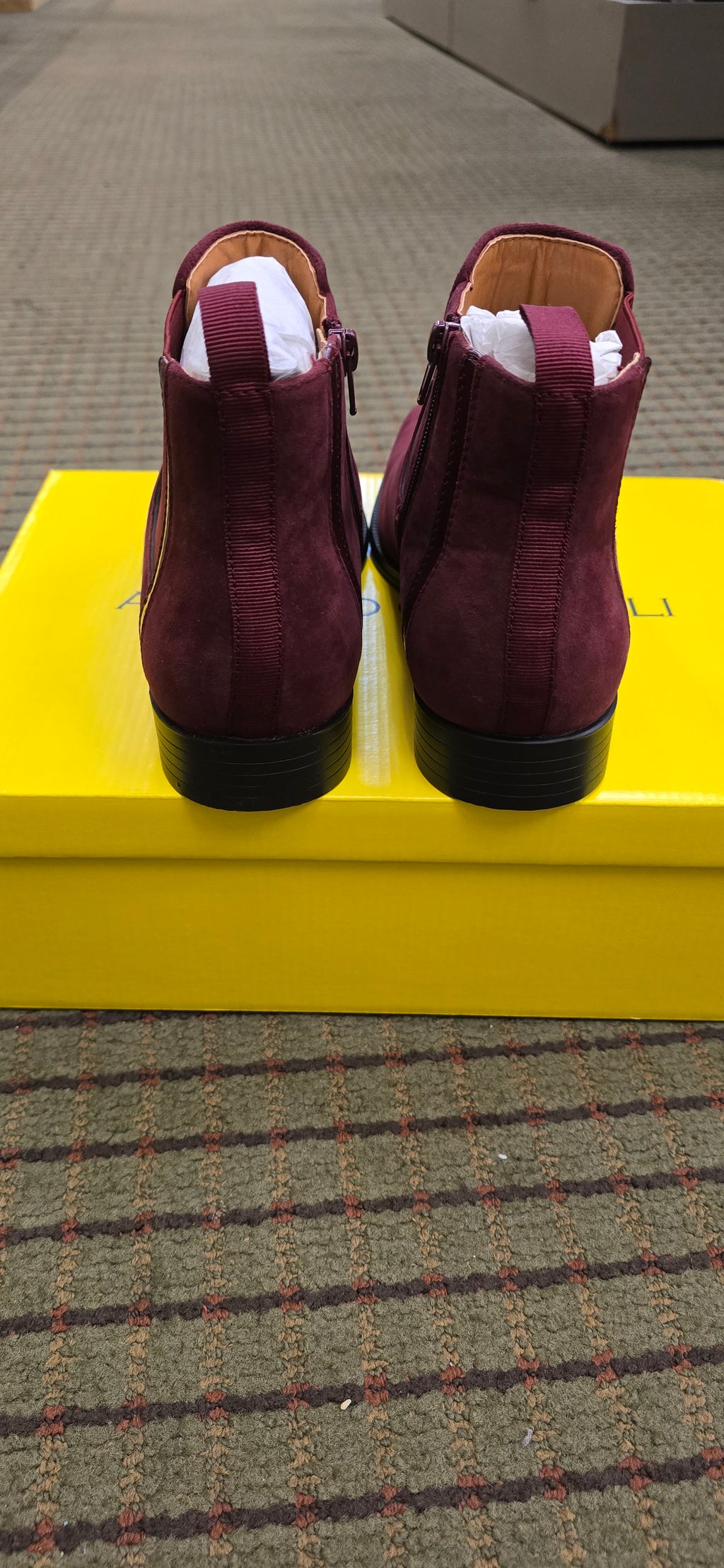 Antonio Cerrelli Burgundy Leather Dress Shoe