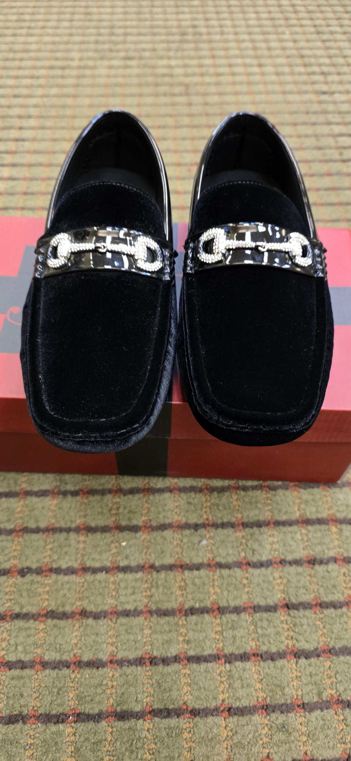 Amali Bling Black Embellished Dress Shoe