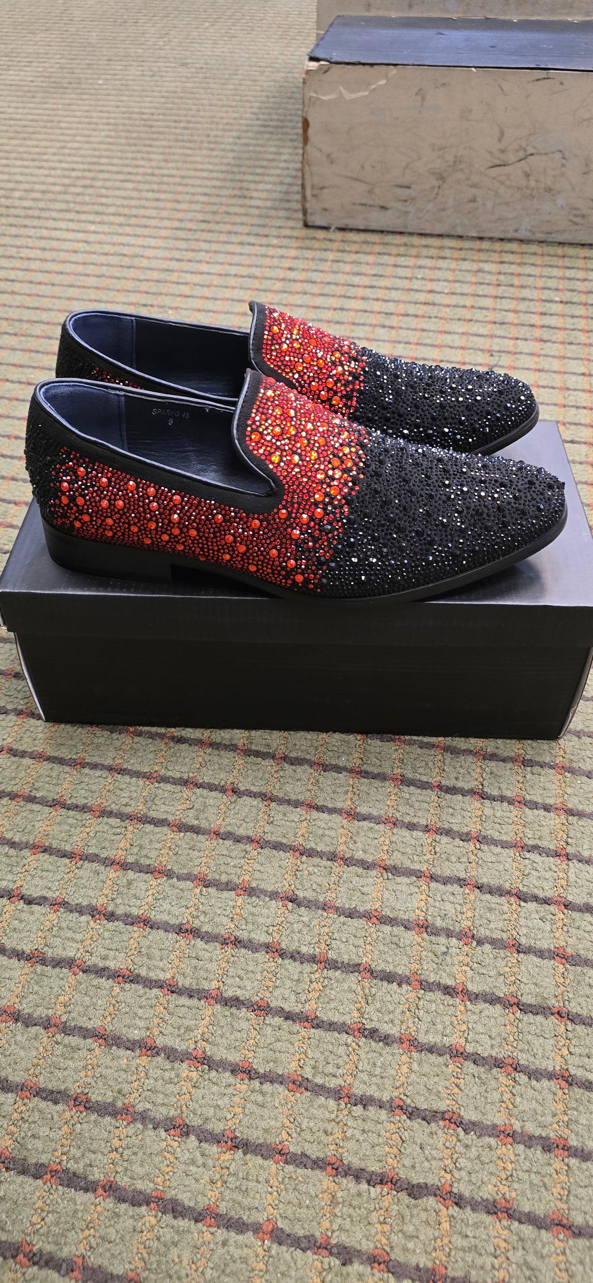 St. Patrick Sparko Black & Red Dress Shoe