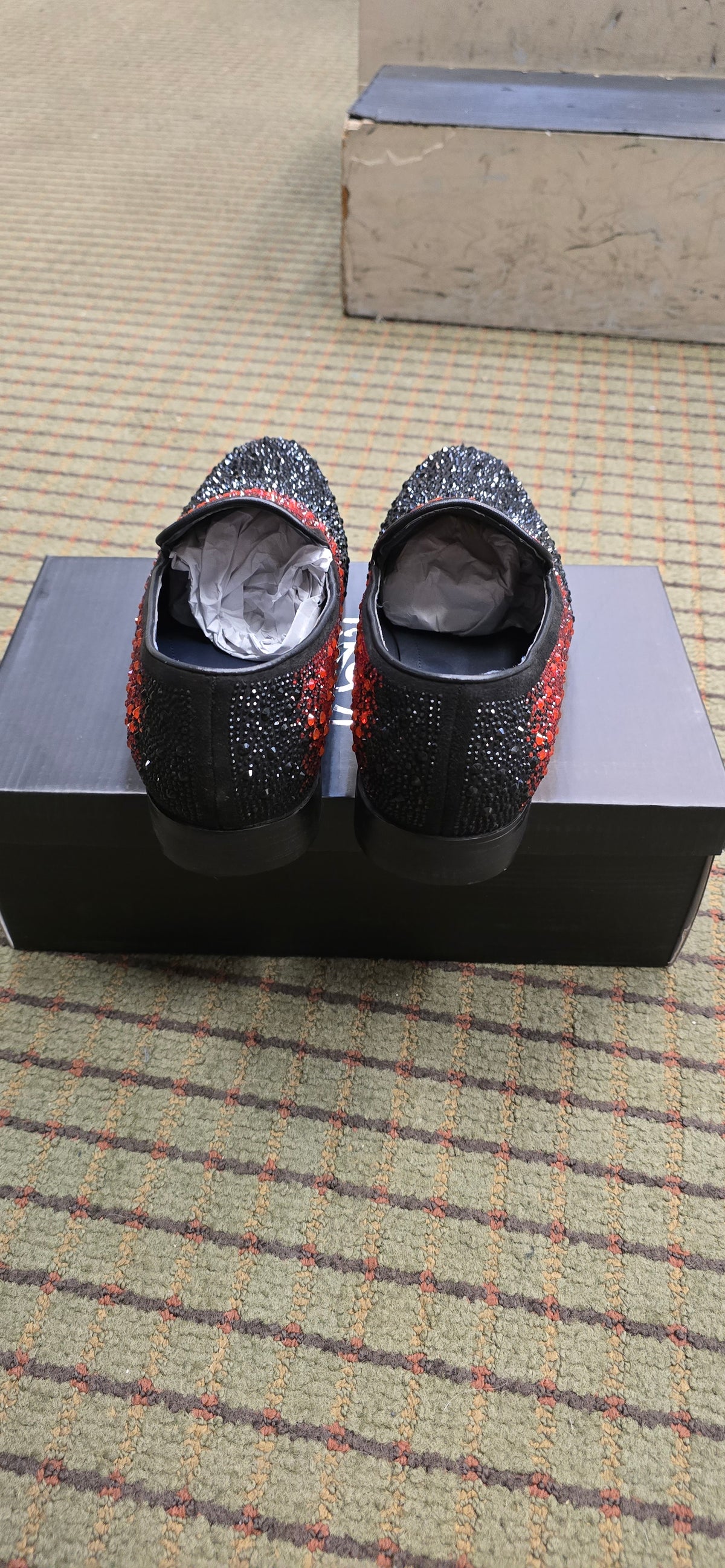 St. Patrick Sparko Black & Red Dress Shoe