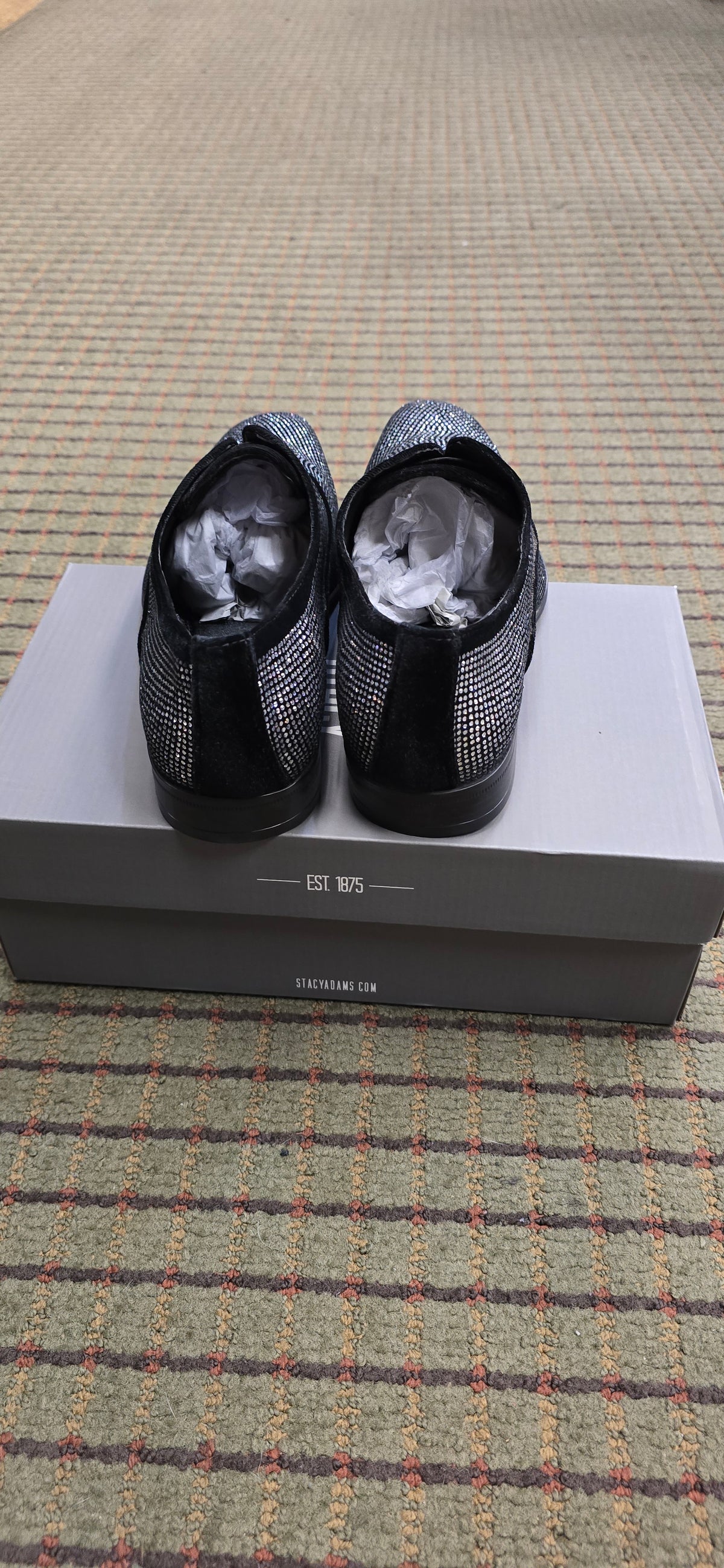 Stacy Adams Starleigh Black & Silver Dress Shoe