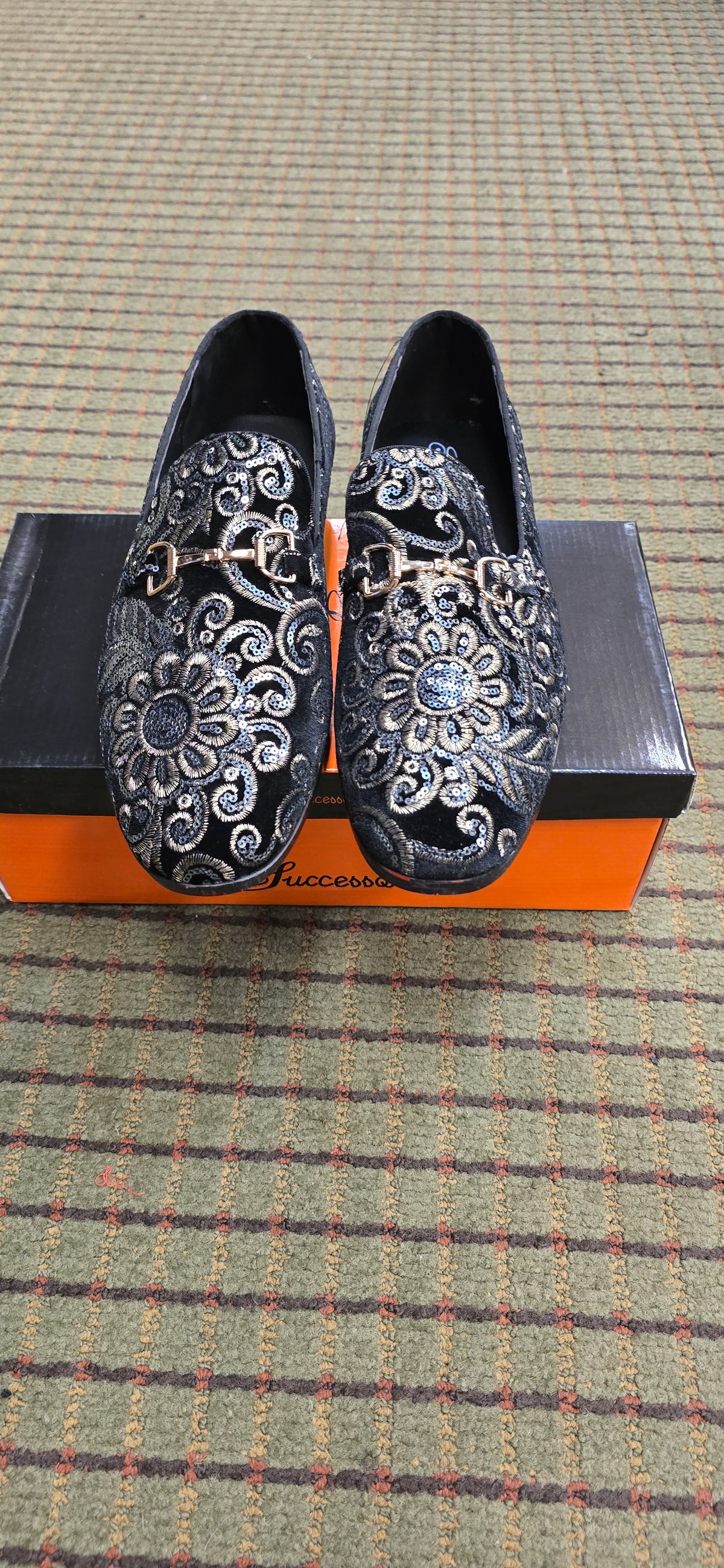 Amali Fabian Navy Woven Dress Shoe