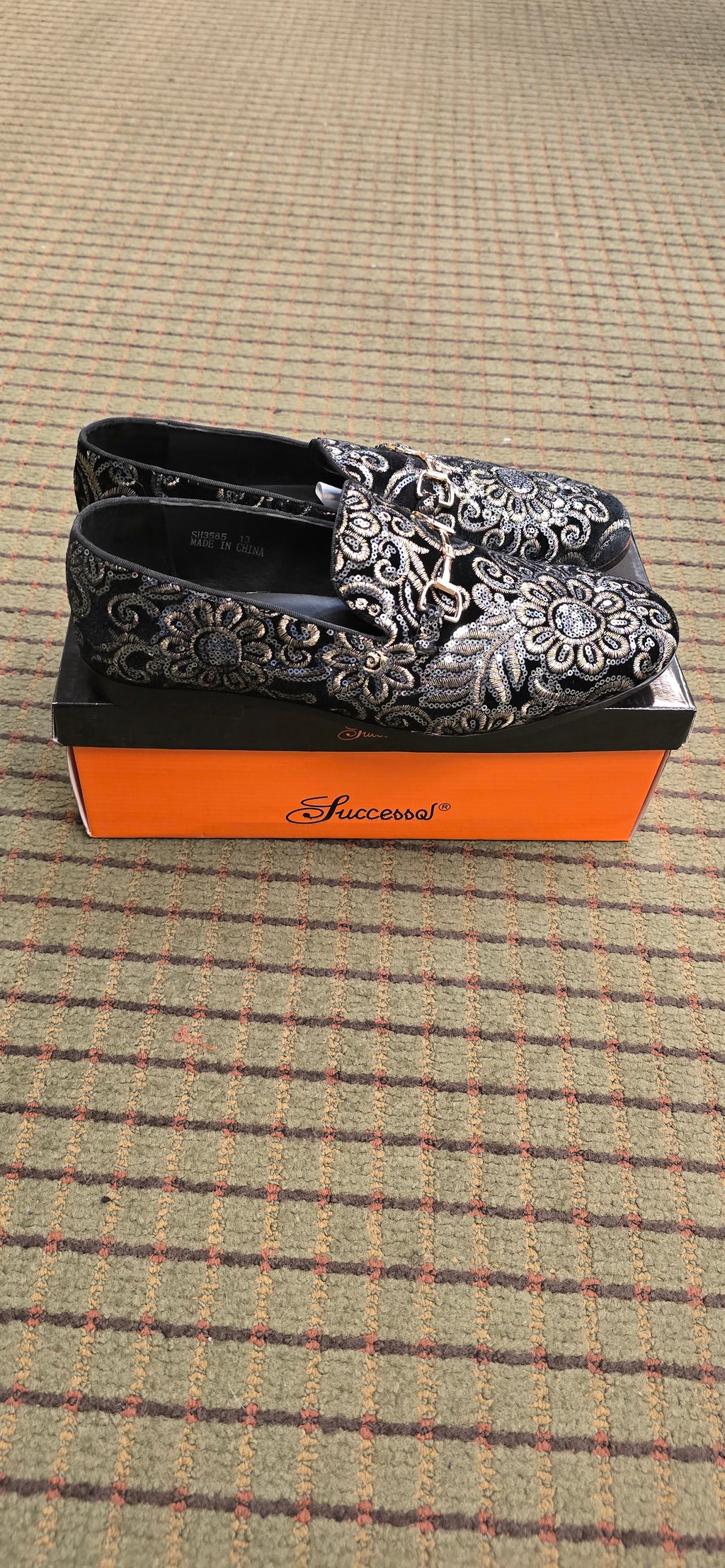 Amali Fabian Navy Woven Dress Shoe