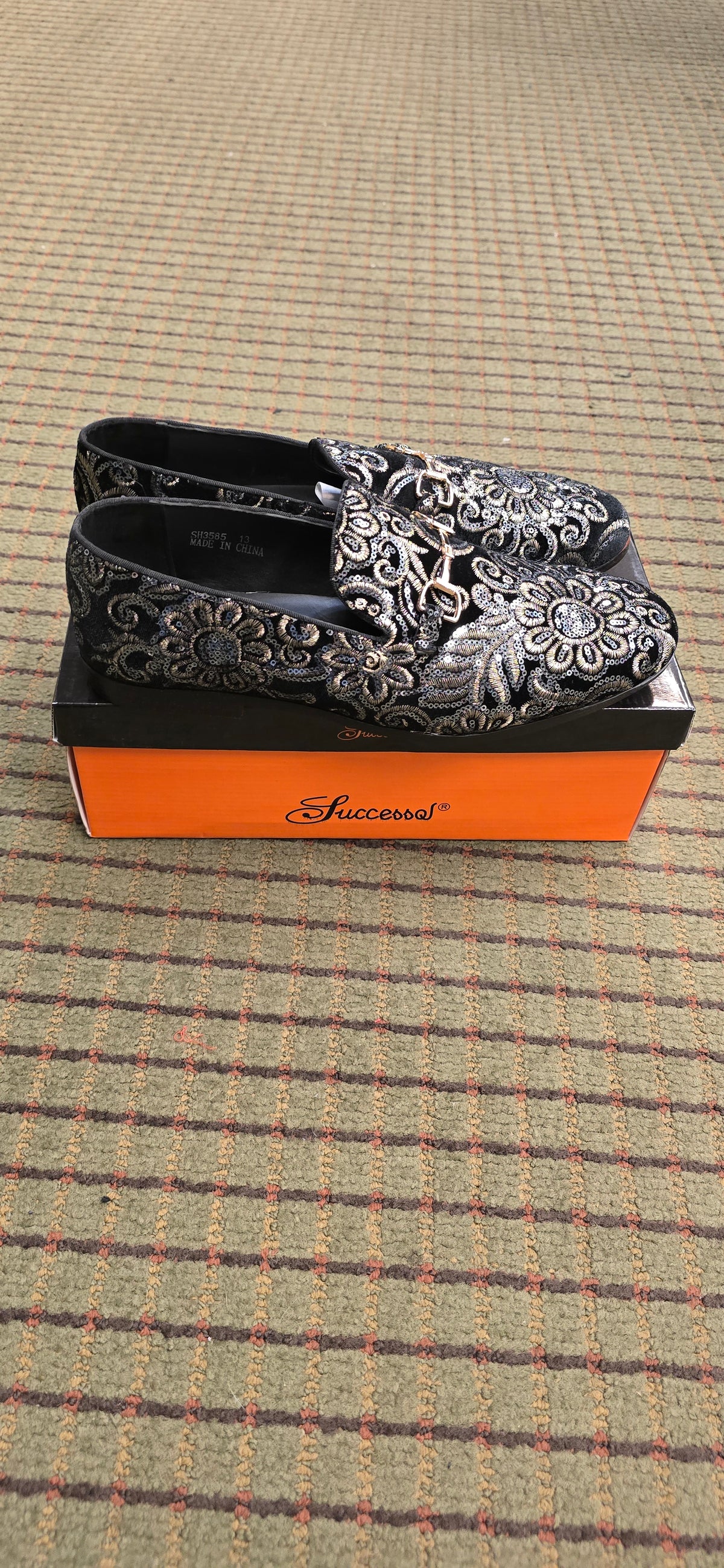 Amali Fabian Navy Woven Dress Shoe