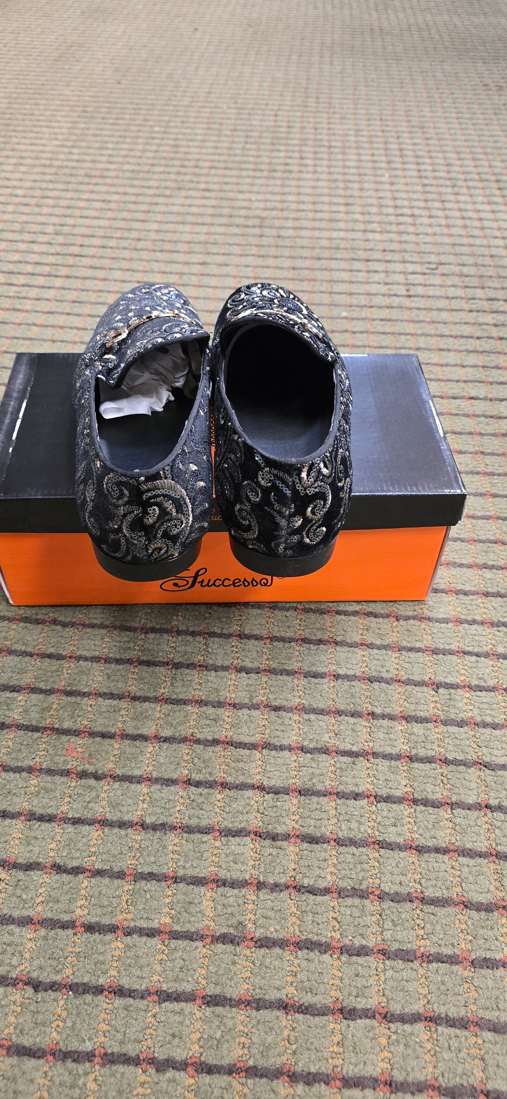Amali Fabian Navy Woven Dress Shoe