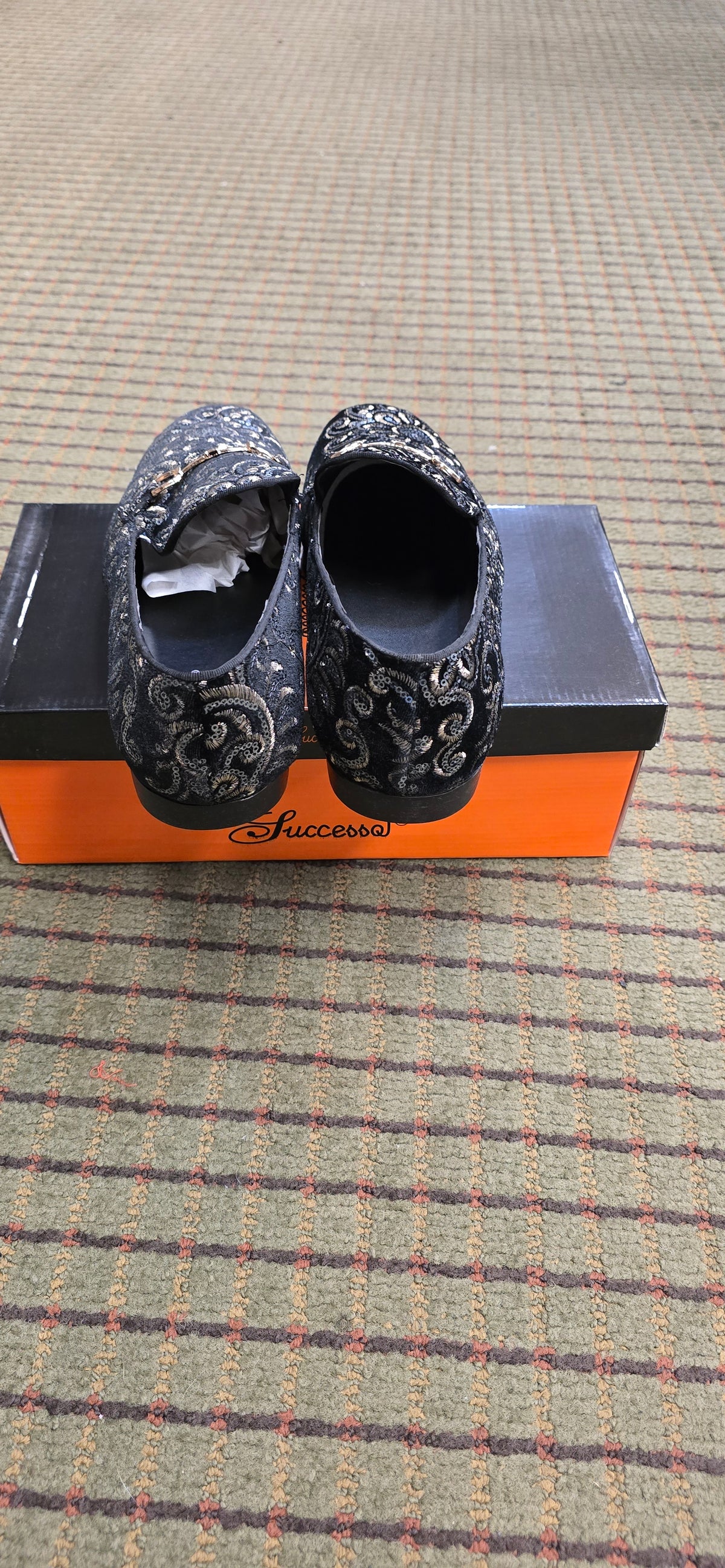 Amali Fabian Navy Woven Dress Shoe