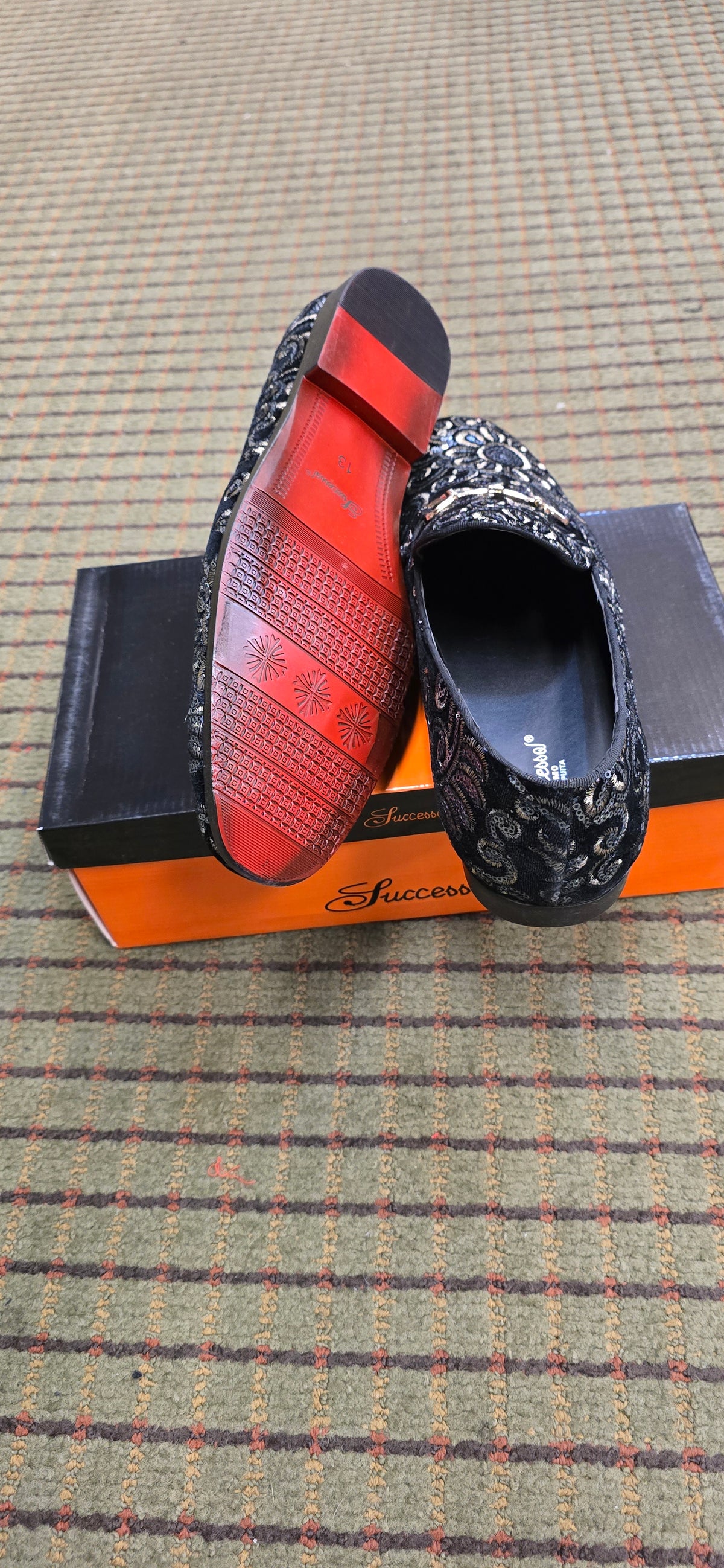 Amali Fabian Navy Woven Dress Shoe