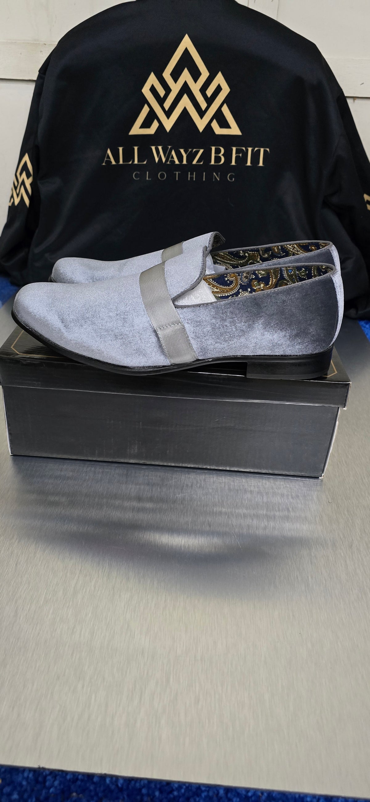 Montique Grey Casual Slip-On Shoe