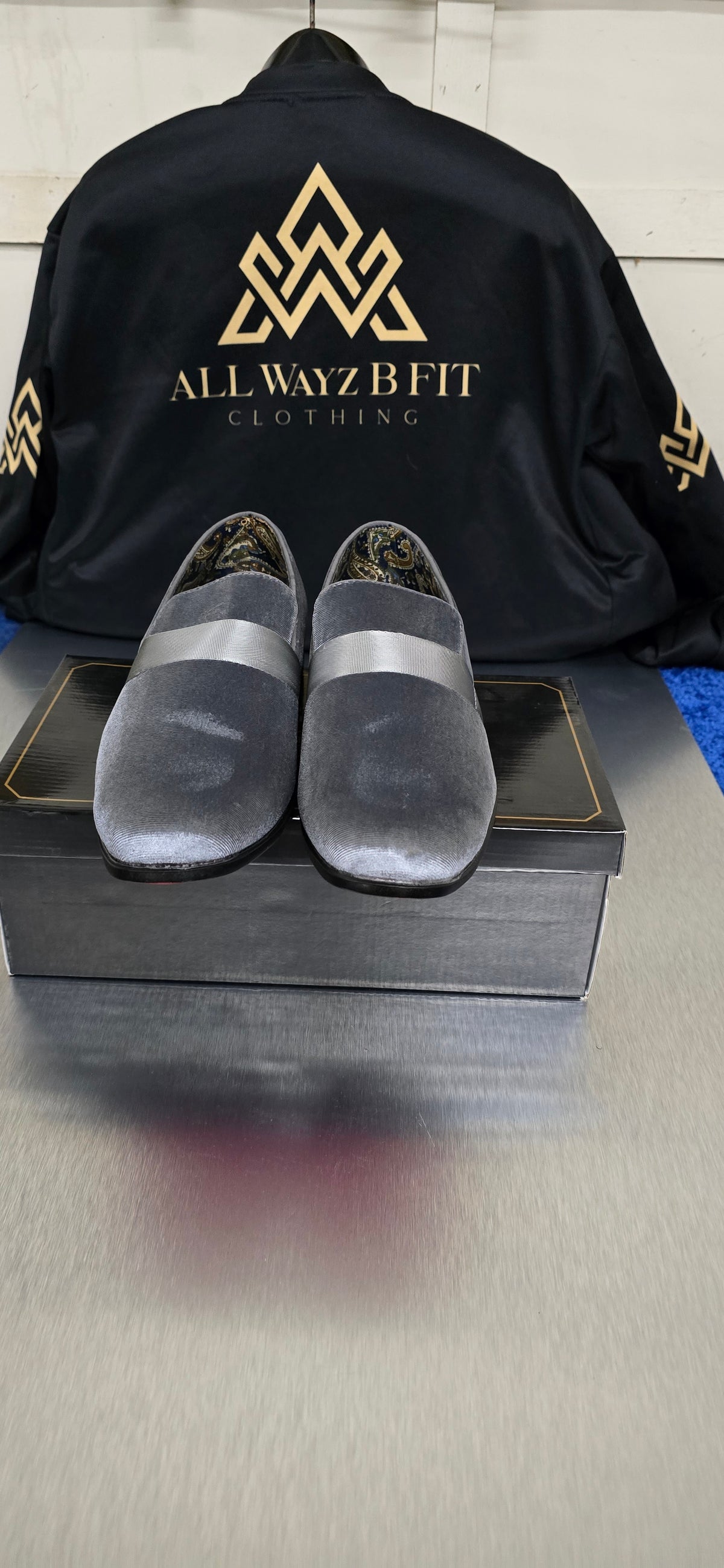 Montique Grey Casual Slip-On Shoe