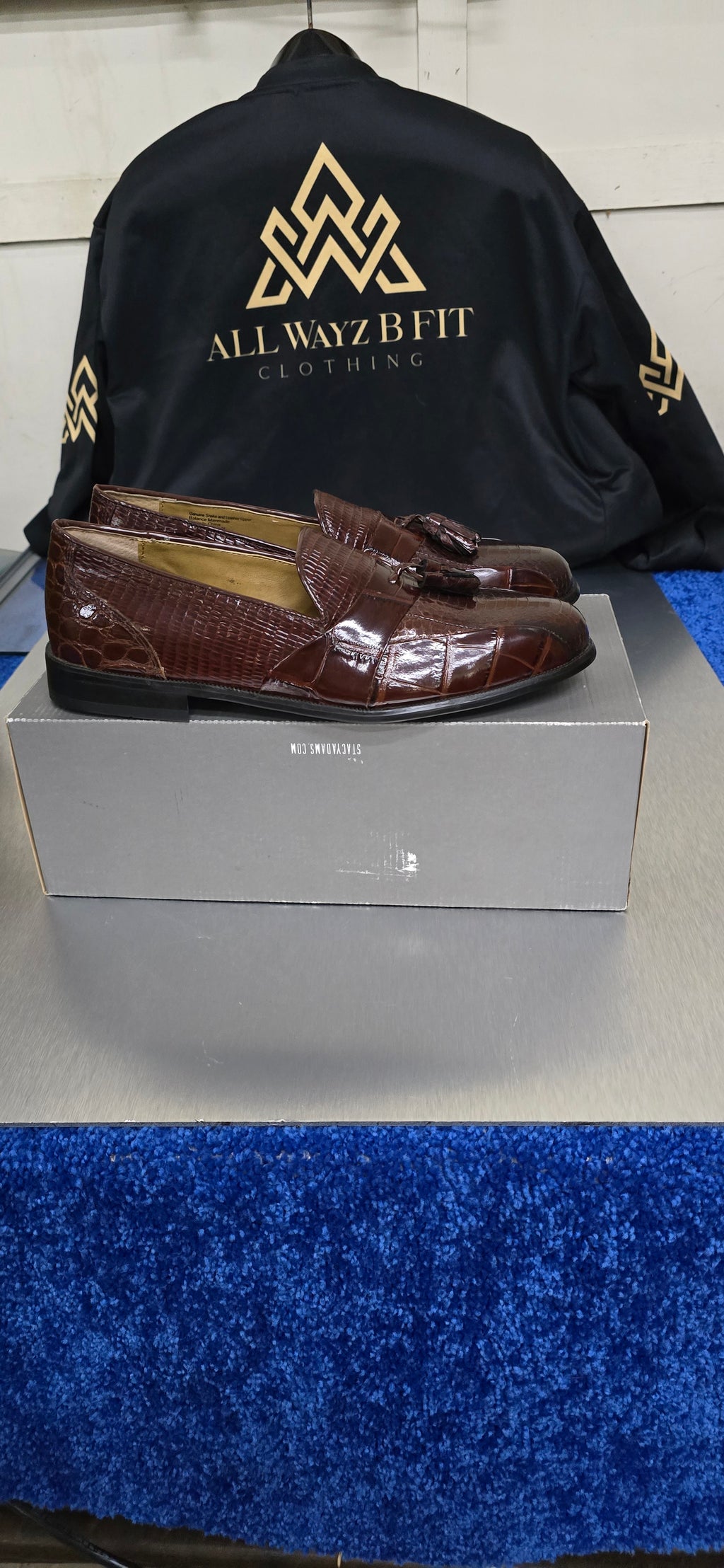 Stacy Adams Alberto Cognac Dress Shoe