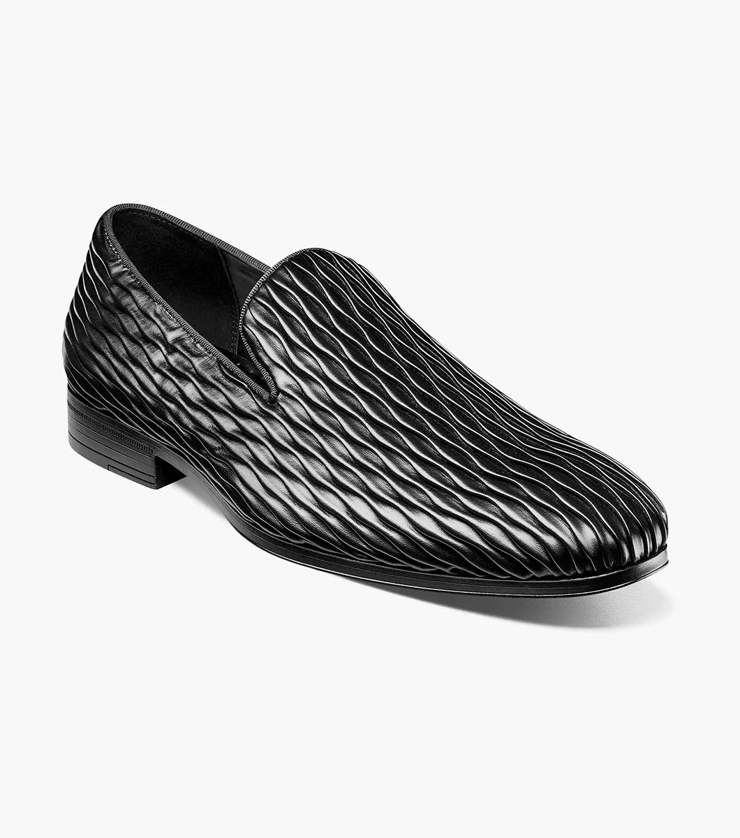 Stacy Adams - Seismith Plain Toe Slip On - Black