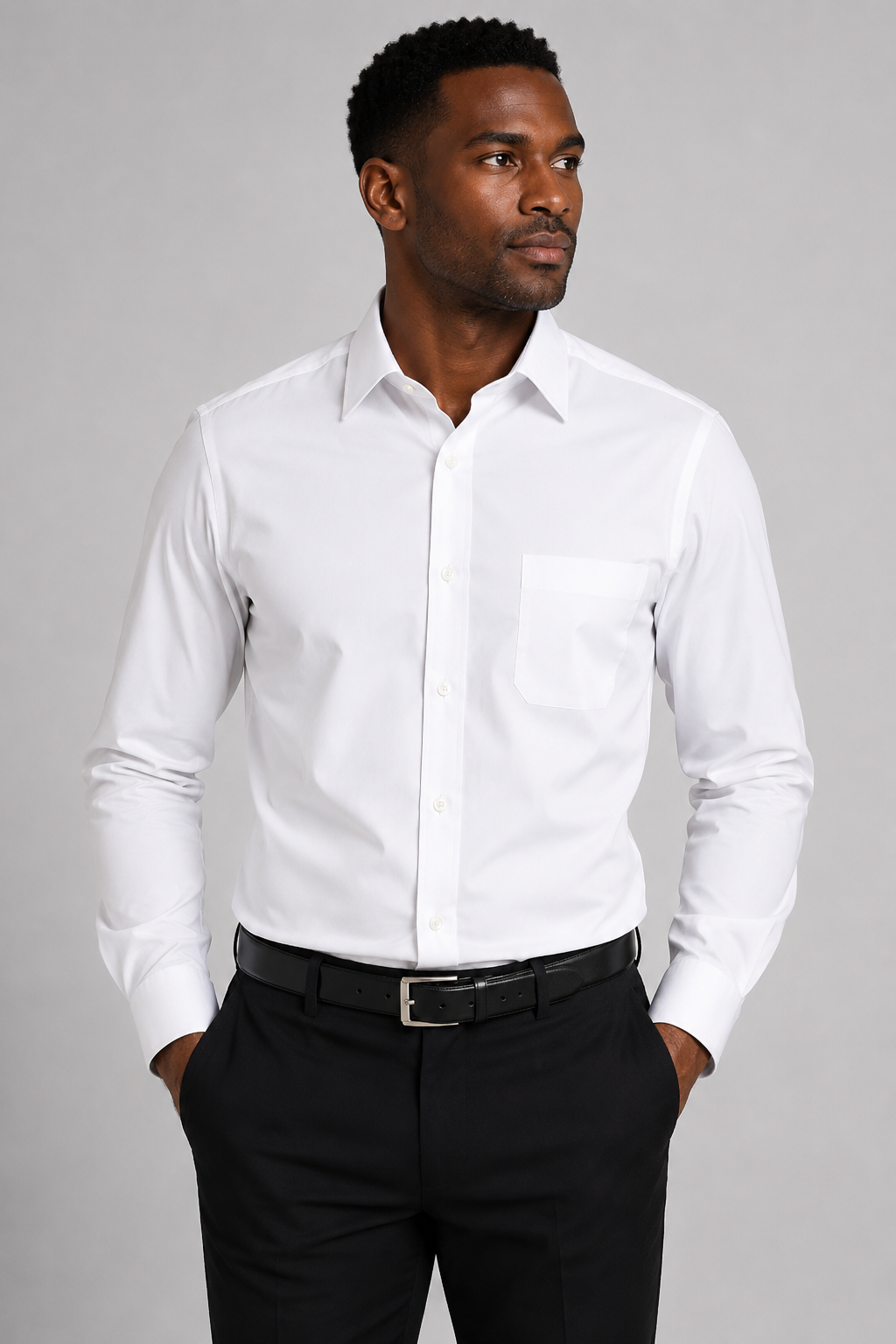 Marquis Solid Slim Fit Dress Shirts