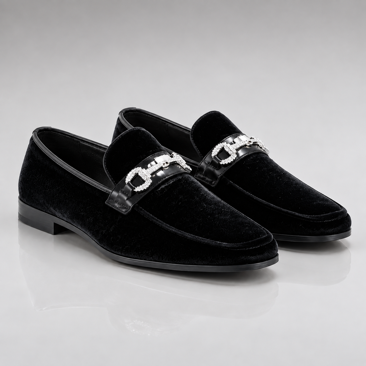 Amali Bling Black Embellished Dress Shoe