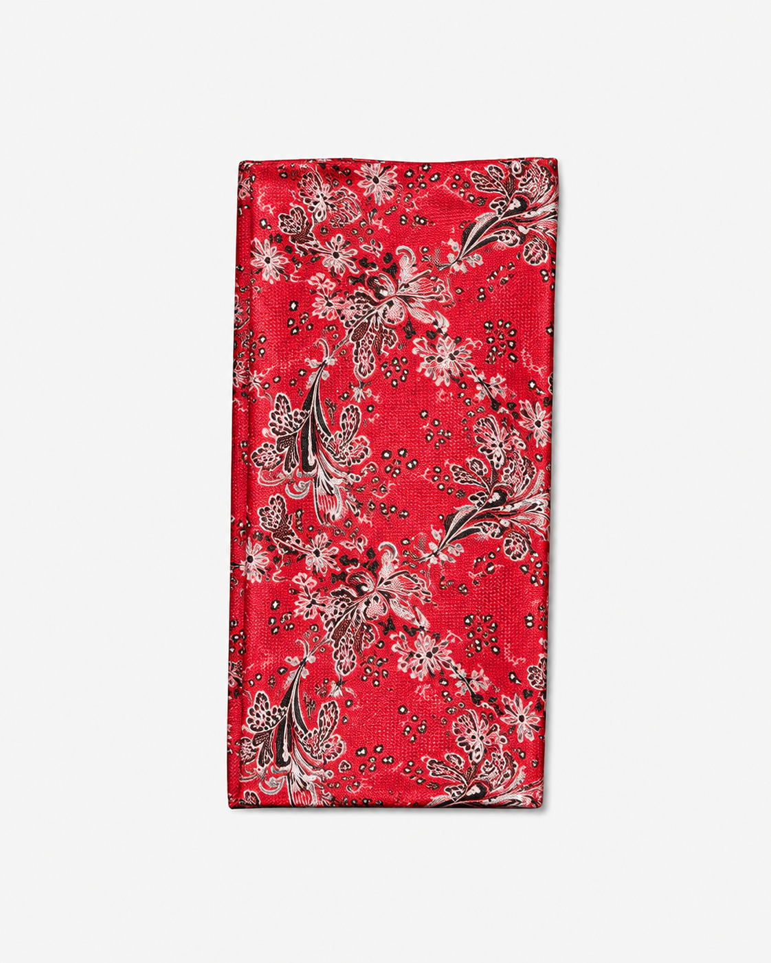 Stacy Adams Floral Paisley Tie & Hanky Set - Red