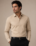 Avanti Uomo Men's Wrinkle-Free CVC French Cuff Dress Shirt