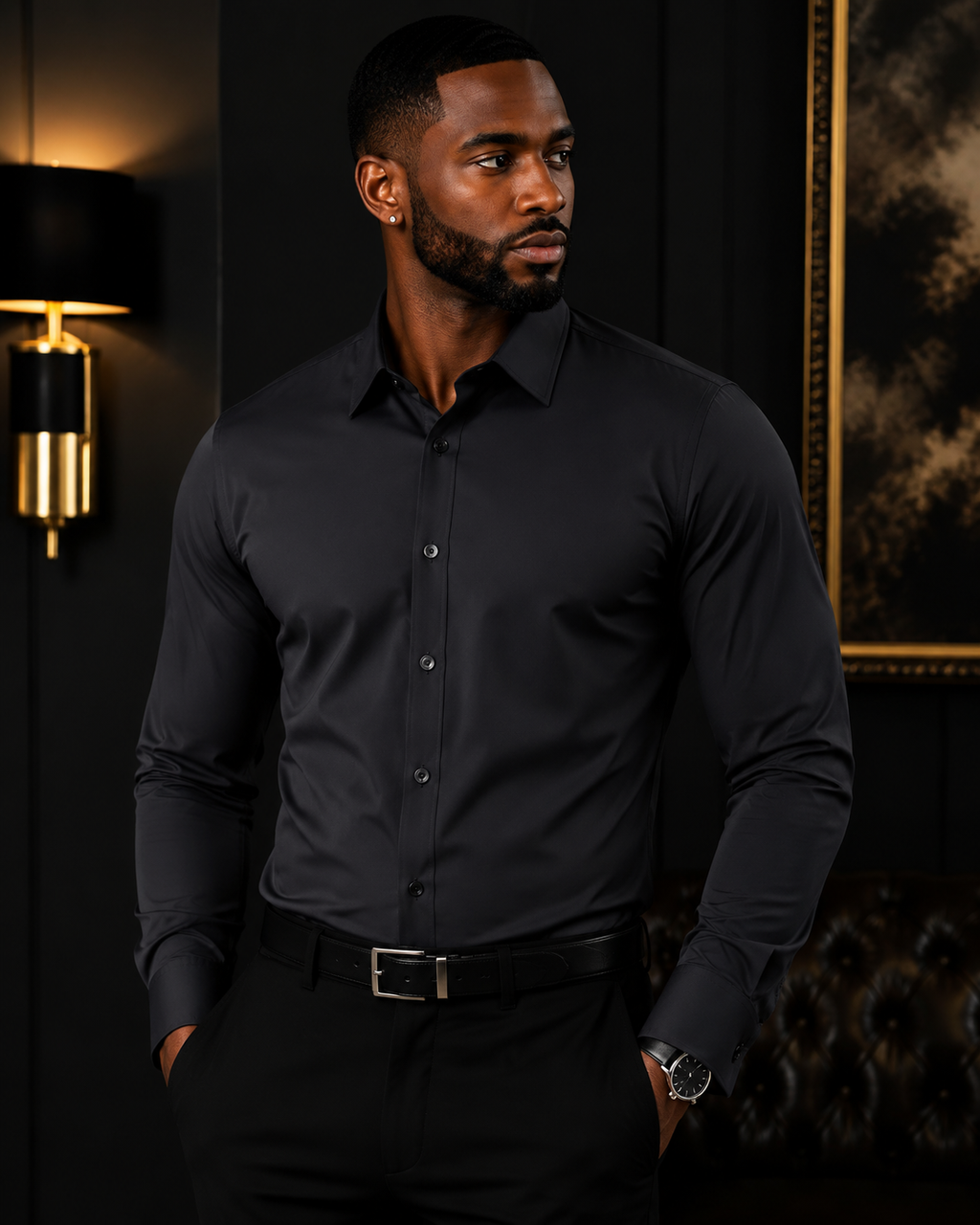 Leo Daniel Men's Performance Dress Shirt