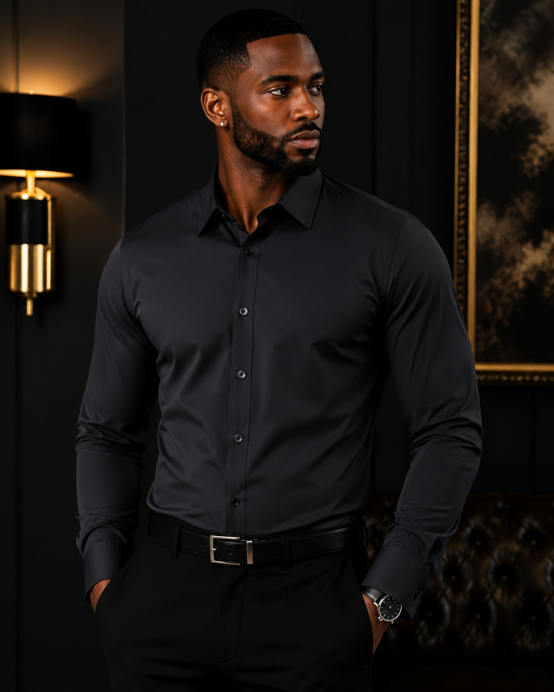 Leo Daniel Men's Performance Dress Shirt