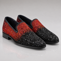 St. Patrick Sparko Black & Red Dress Shoe