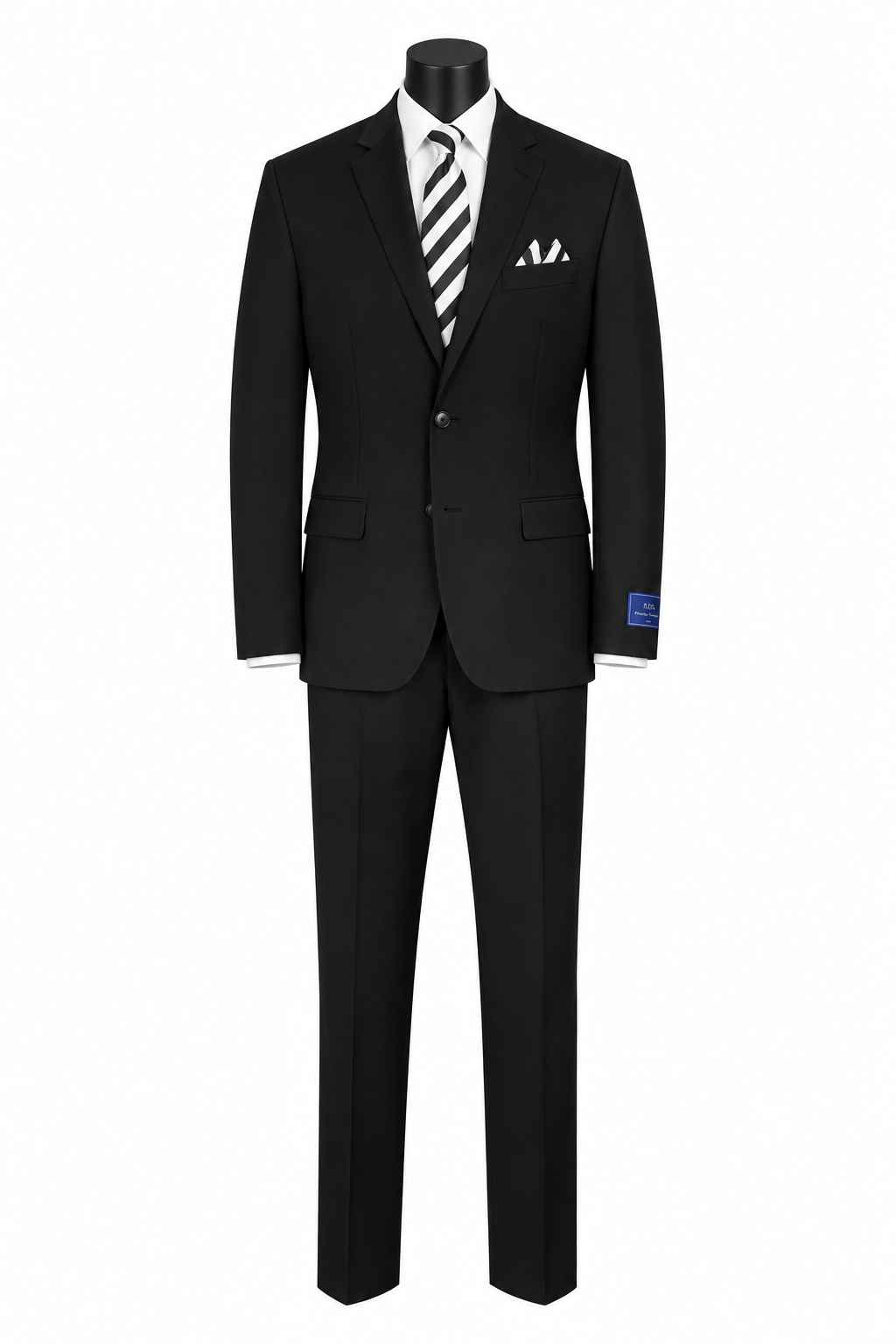 Felipe Men's Slim Fit 2-Button Suit with Flat Front Pants
