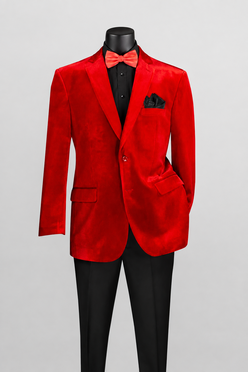 VinciSuits Men's Velvet Regular Fit Fashion Jacket