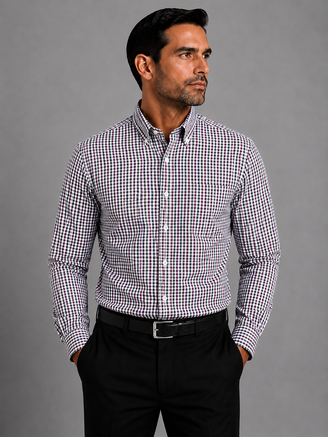 Marquis Tattersall Slim Fit Shirt