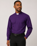 Marquis Men's Clergy Shirt with Tab Collar