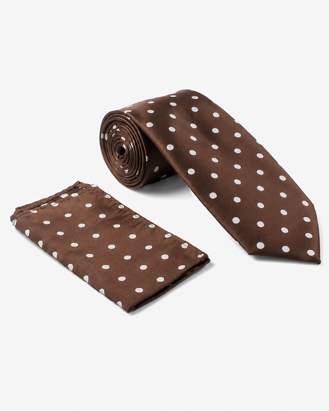 Stacy Adams Homer Tie & Hanky Set - Brown