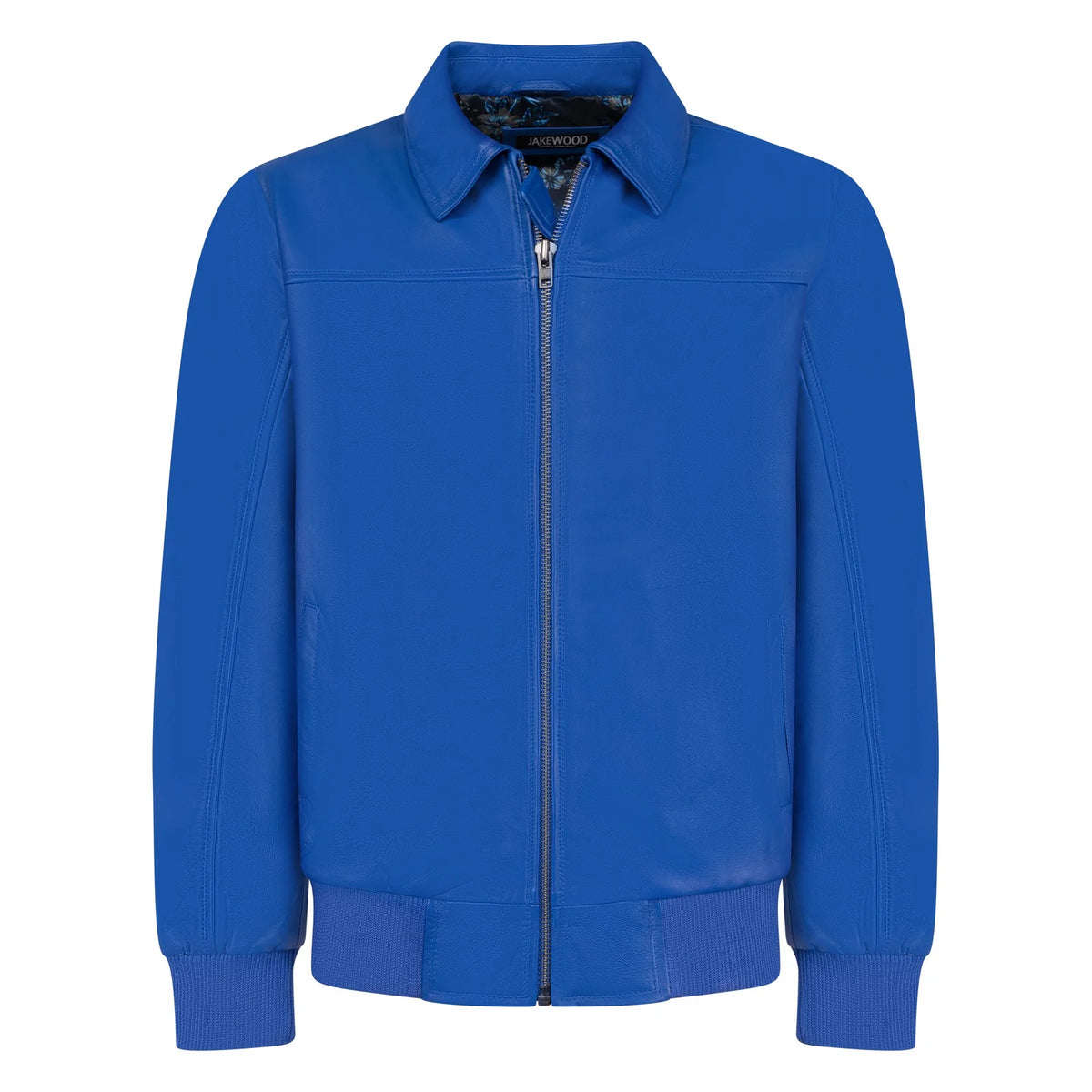Jakewood Men's Lamb Knox Leather Bomber Jacket